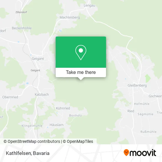 Карта Kathlfelsen
