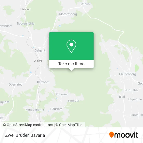 Карта Zwei Brüder