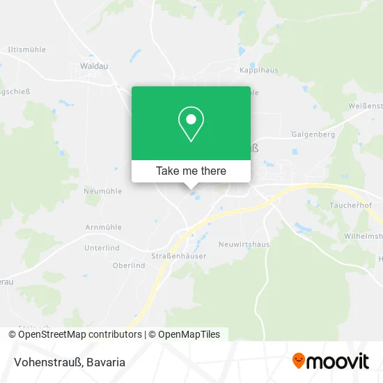 Карта Vohenstrauß