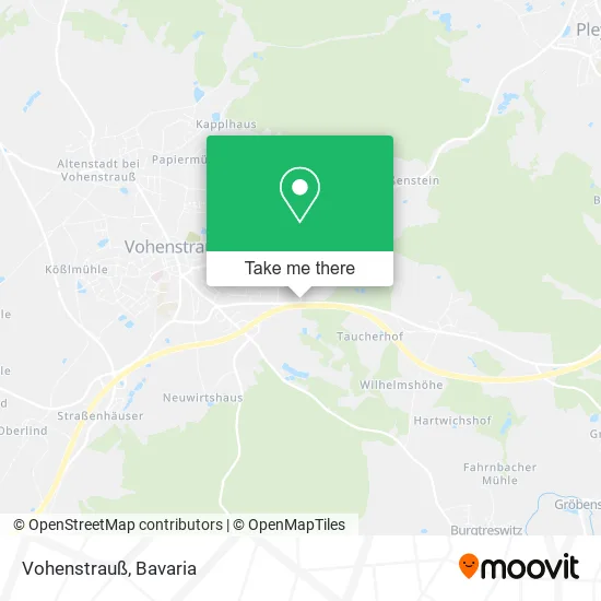 Карта Vohenstrauß