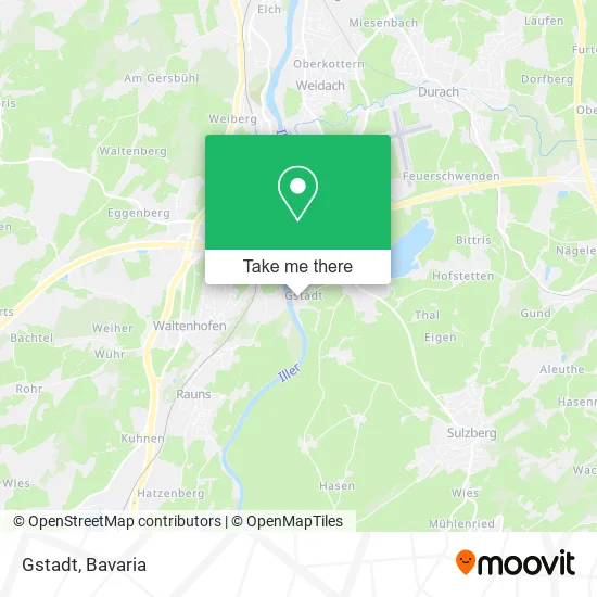 Карта Gstadt