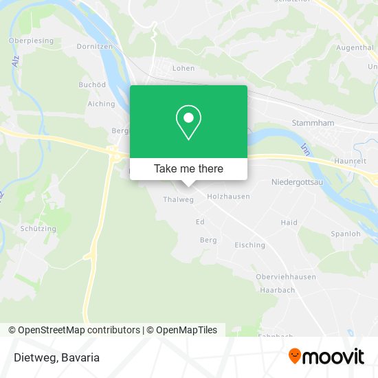 Dietweg map