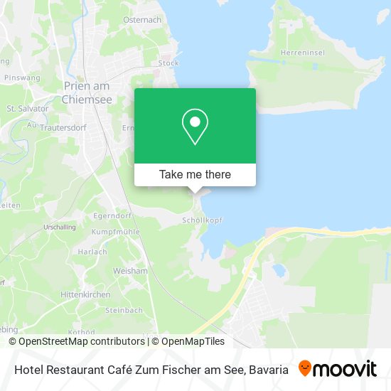 Карта Hotel Restaurant Café Zum Fischer am See