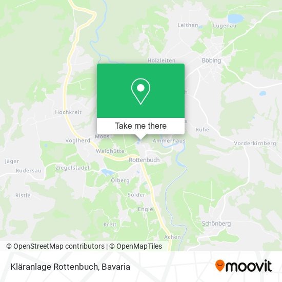 Kläranlage Rottenbuch map