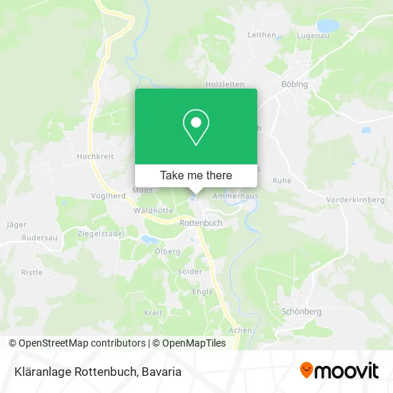 Карта Kläranlage Rottenbuch