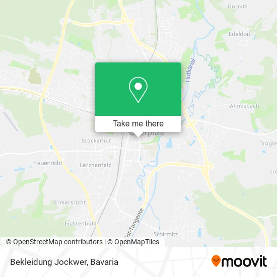 Карта Bekleidung Jockwer