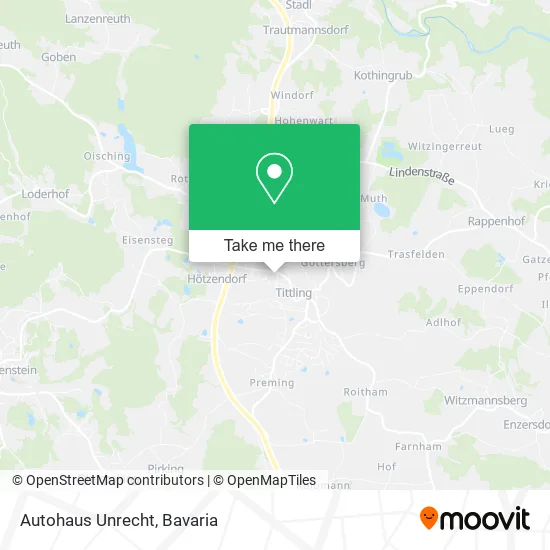 Карта Autohaus Unrecht