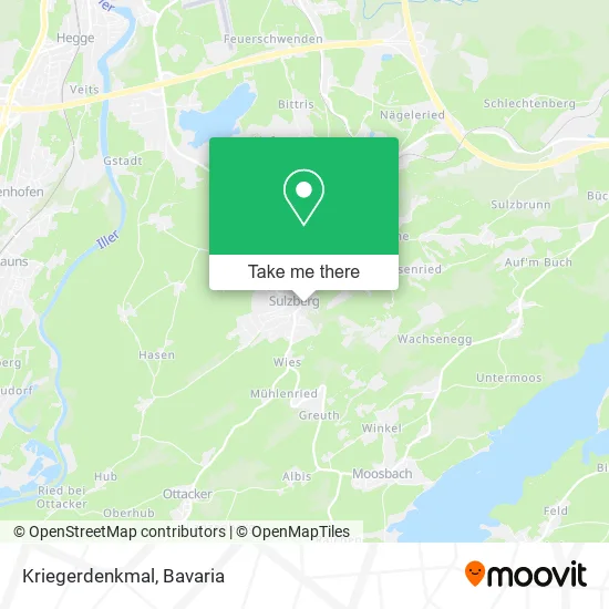Карта Kriegerdenkmal