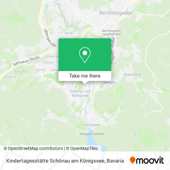 Карта Kindertagesstätte Schönau am Königssee