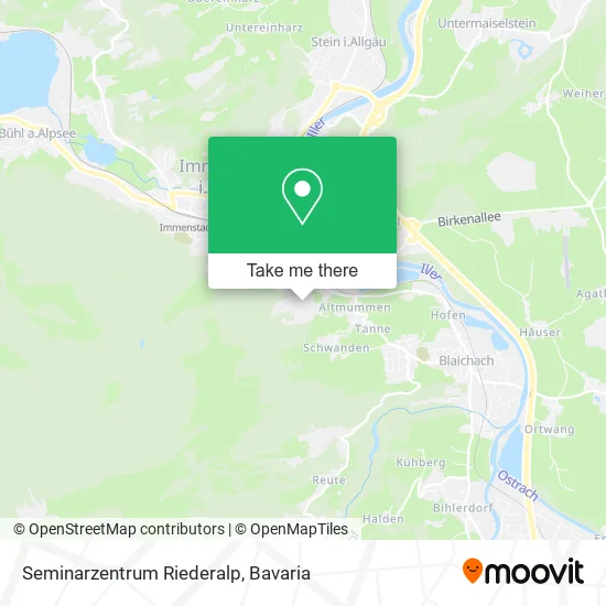 Карта Seminarzentrum Riederalp