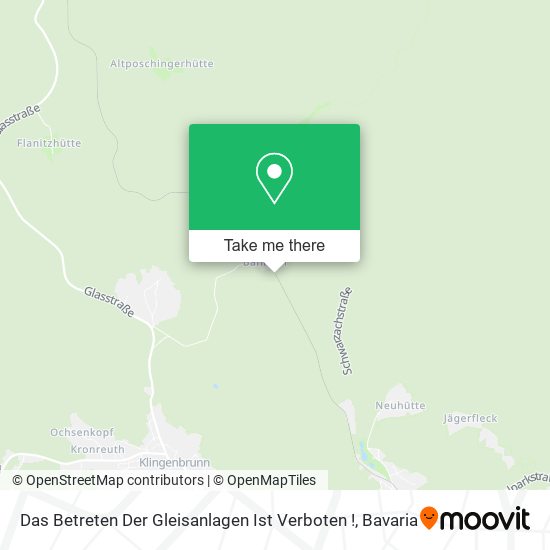 Das Betreten Der Gleisanlagen Ist Verboten ! map