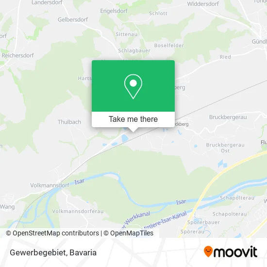 Карта Gewerbegebiet
