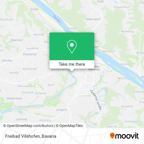 Карта Freibad Vilshofen