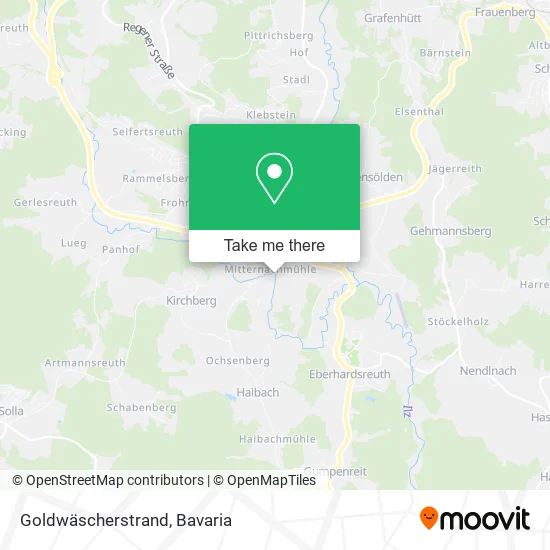 Карта Goldwäscherstrand
