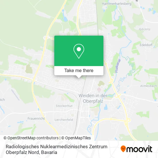 Карта Radiologisches Nuklearmedizinisches Zentrum Oberpfalz Nord