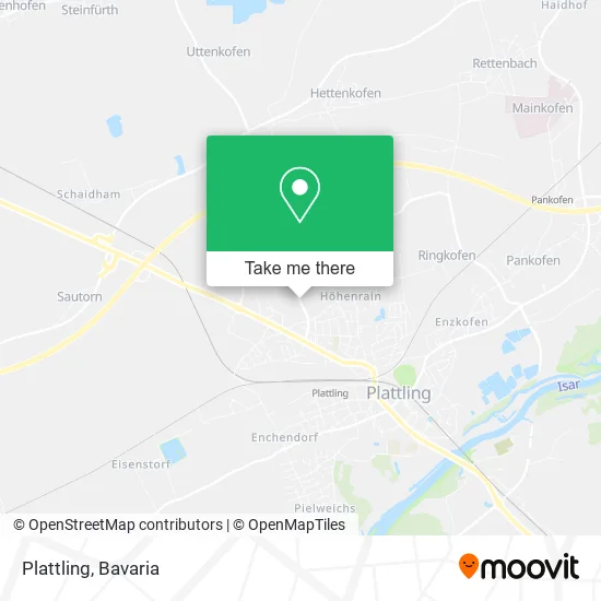 Карта Plattling