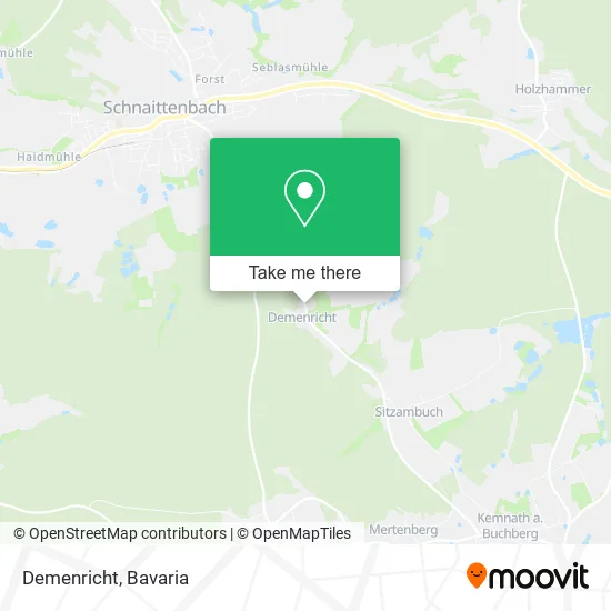 Карта Demenricht