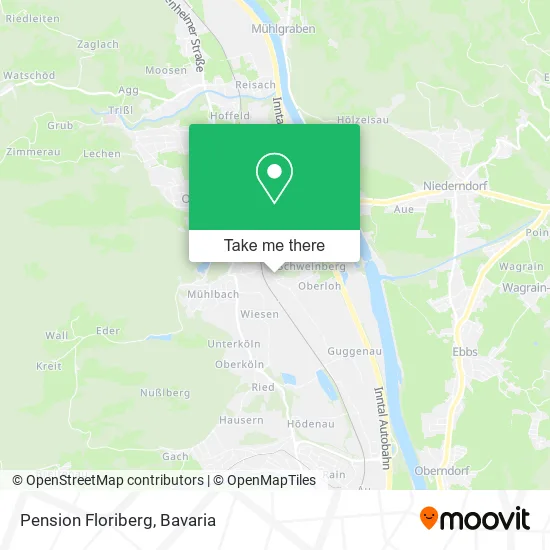 Карта Pension Floriberg