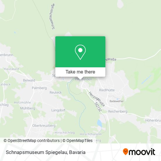 Schnapsmuseum Spiegelau map