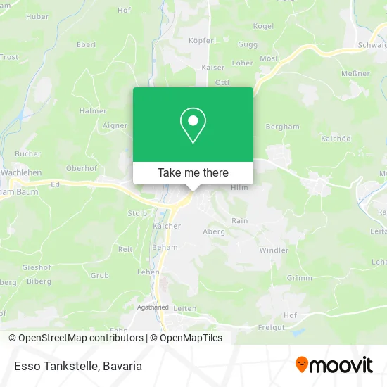 Карта Esso Tankstelle