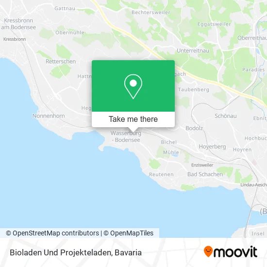 Карта Bioladen Und Projekteladen