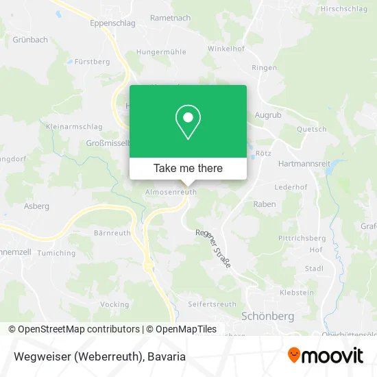 Карта Wegweiser (Weberreuth)