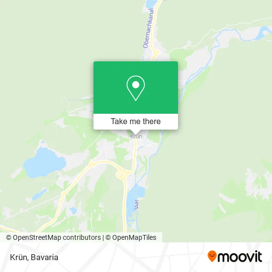 Карта Krün