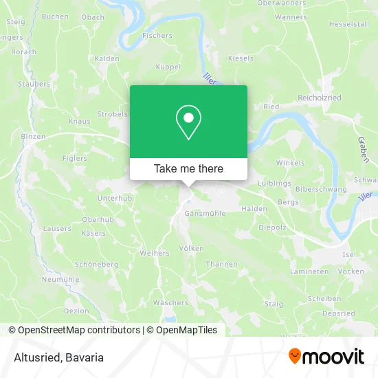 Карта Altusried