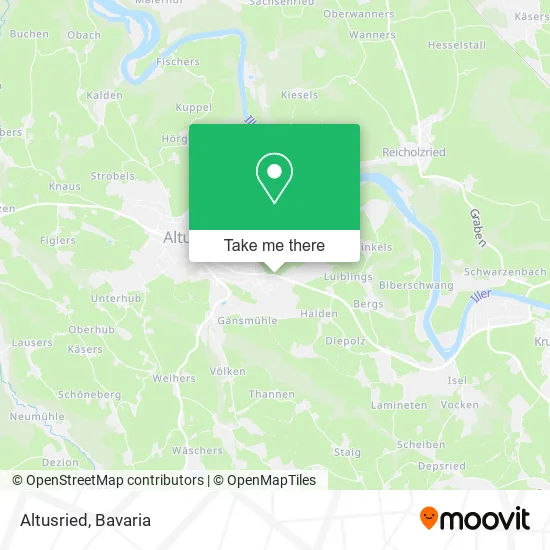 Карта Altusried