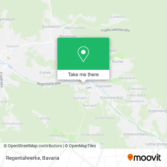 Карта Regentalwerke