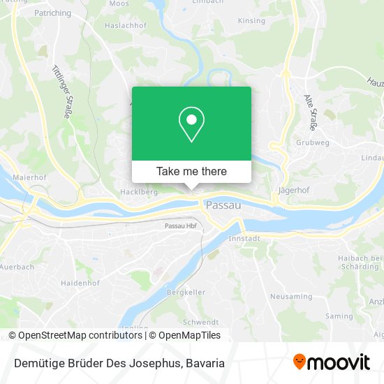 Demütige Brüder Des Josephus map