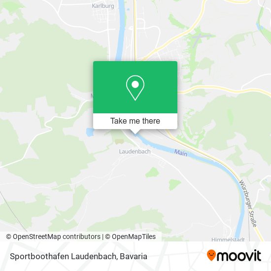 Sportboothafen Laudenbach map