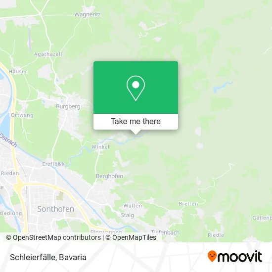 Карта Schleierfälle