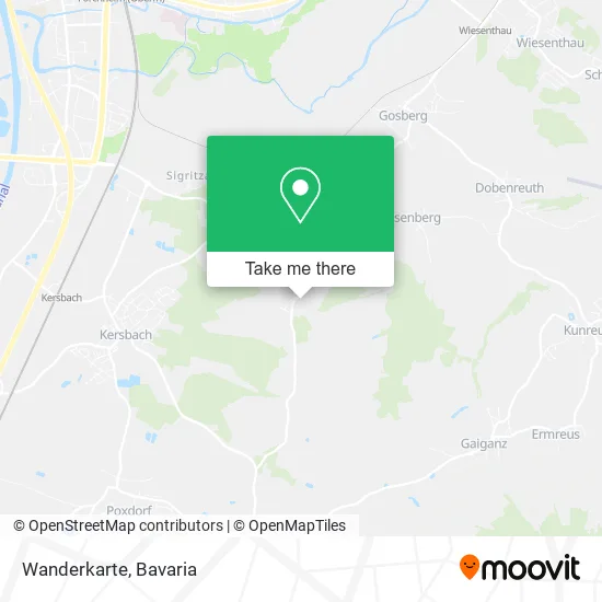 Карта Wanderkarte