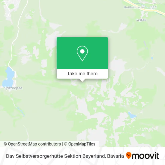 Карта Dav Selbstversorgerhütte Sektion Bayerland