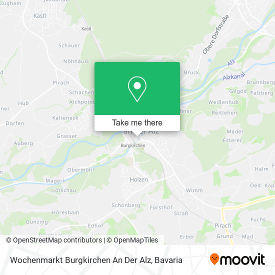 Wochenmarkt Burgkirchen An Der Alz map