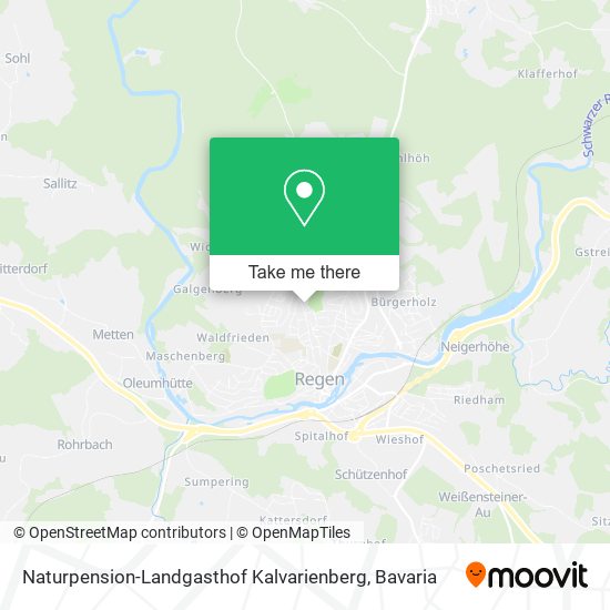 Naturpension-Landgasthof Kalvarienberg map
