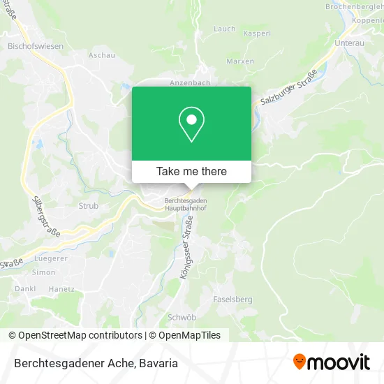 Карта Berchtesgadener Ache