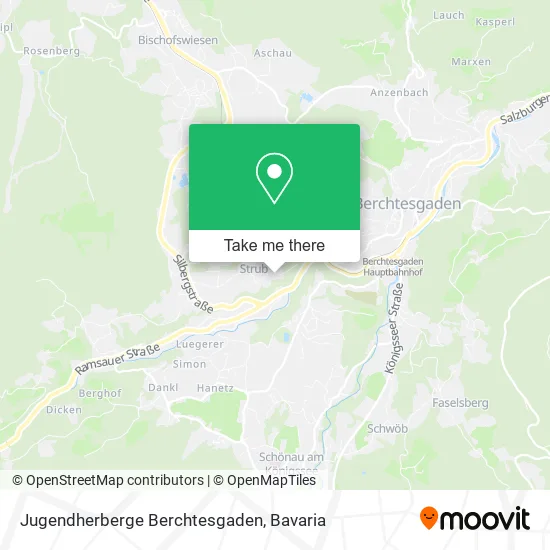Карта Jugendherberge Berchtesgaden