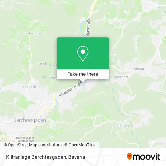 Карта Kläranlage Berchtesgaden
