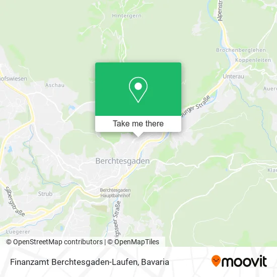 Карта Finanzamt Berchtesgaden-Laufen