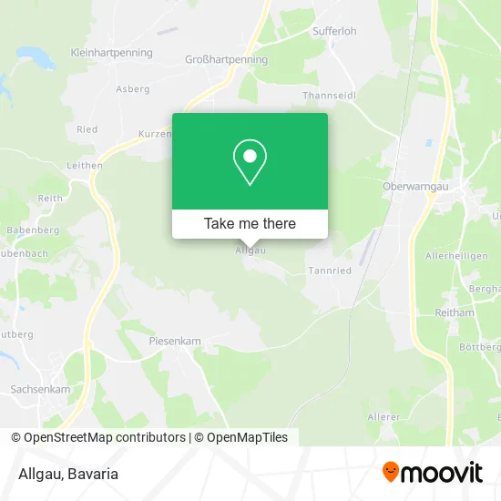 Карта Allgau