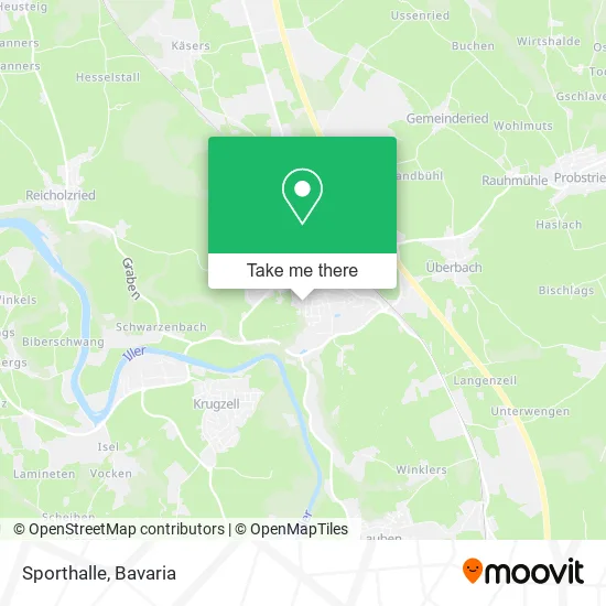 Карта Sporthalle