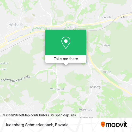 Карта Judenberg Schmerlenbach