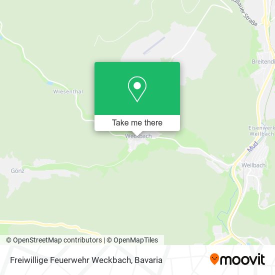 Freiwillige Feuerwehr Weckbach map