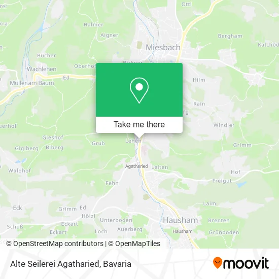 Карта Alte Seilerei Agatharied