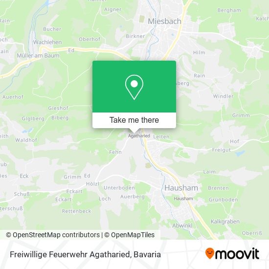 Freiwillige Feuerwehr Agatharied map