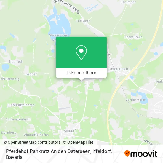 Карта Pferdehof Pankratz An den Osterseen, Iffeldorf