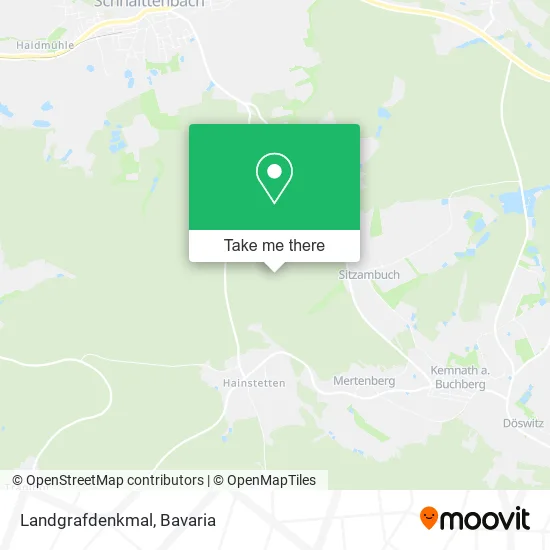 Карта Landgrafdenkmal