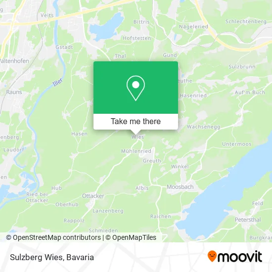 Карта Sulzberg Wies